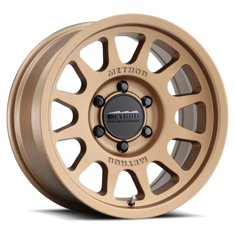 Method Wheels Method MR703 17x7.5 +50mm Offset 6x130 84.1mm CB Method Bronze Wheel