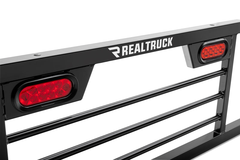 BackRack 99-24 Ford F-250/350/450 SD (17-24 Alum Body) SRL Rack Lighted Shortened Frame ONLY Req. HW