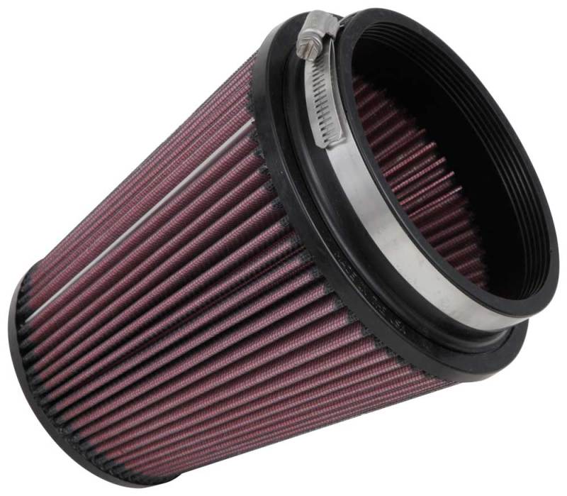 K&N Engineering K&N Filter Universal Rubber Filter 5 inch Flange 6 1/2 inch Base 4 3/8 inch Top 7 inch Height