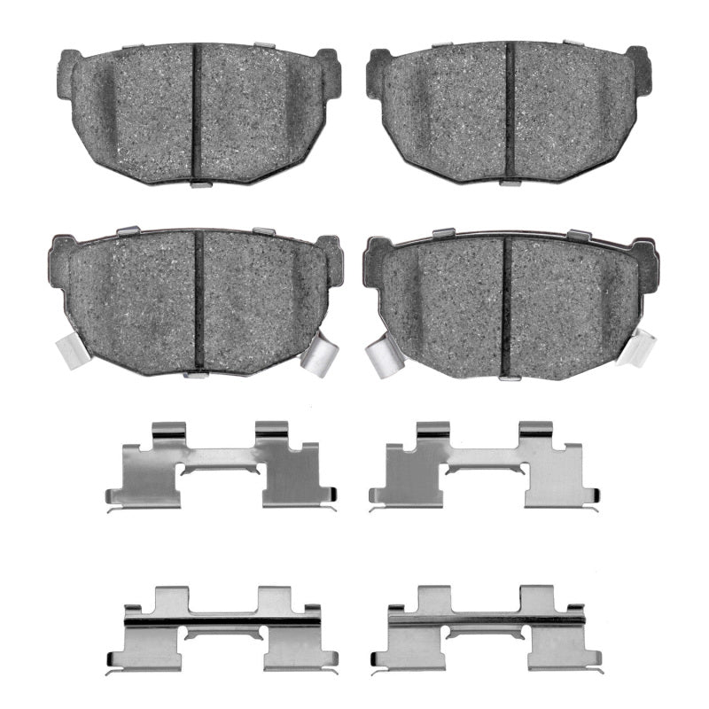 R1 Concepts R1 87-89 Nissan 300ZX Turbo Rear Performance Sport Pads & Hardware Kit
