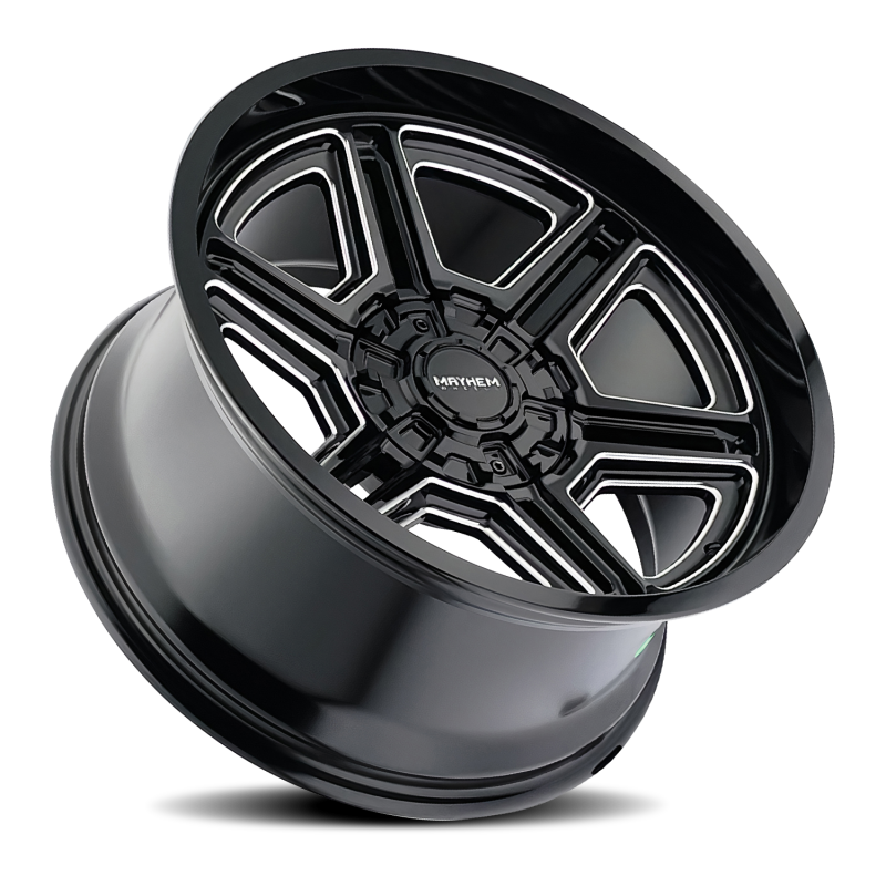 Mayhem 8117 Hermosa 20x10 / 8x165.1 BP / -25mm Offset / 130.8mm Hub Black/Milled Wheel
