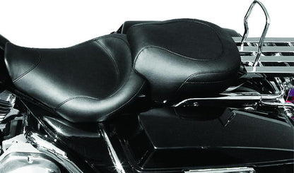 Mustang Motorcycle Mustang 97-07 Harley Road King, 06-07 Street Glide, 00-05 Eagle Std Touring Solo Seat - Black