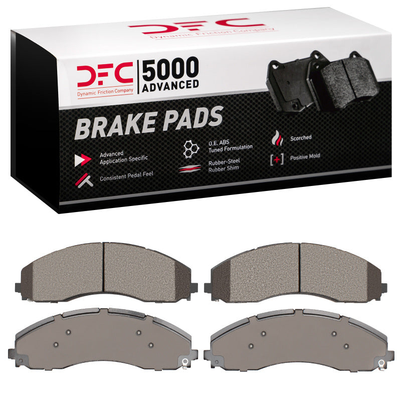 DFC 17-24 Ford F-550 Super Duty Front/Rear 5000 Advanced Semi Metallic Brake Pads