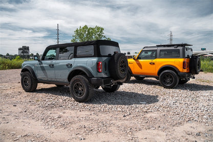 CORSA Performance Corsa 21-25 Ford Bronco 2.7L 4-Door 2.75in Cat-Back Dual Rear Exhaust w/ 4in Straight-Cut Black Tips