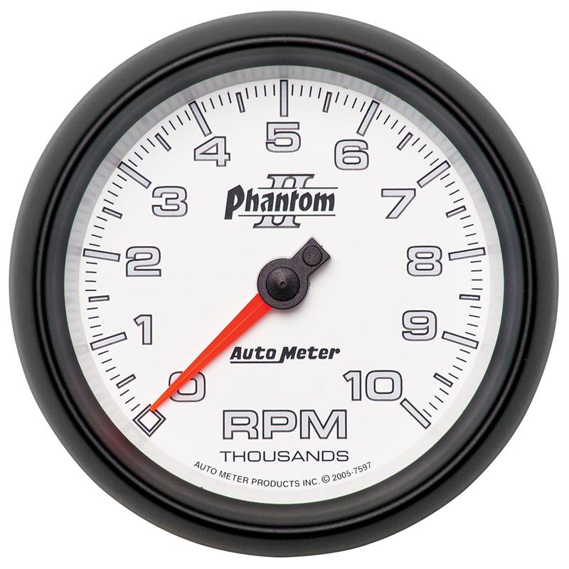 Autometer Phantom II Fuel Pressure Gauge 2-1/16in 15PSI Digital Stepper Motor