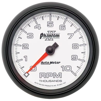 Autometer Phantom II 52.4mm Mechanical 0-100psi Oil Pressure Gauge