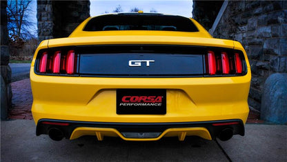 CORSA Performance Corsa 2015-2017 Ford Mustang GT Fastback 5.0 3in Xtreme Cat Back Exhaust w/ Dual Black 4.5in Tips
