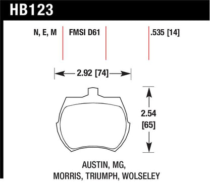 Hawk Performance Hawk HP+ Street Brake Pads