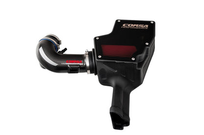 CORSA Performance Corsa 2018-2023 Ford Mustang GT 5.0L V8 Carbon Fiber Air Intake w/ DryTech Filter