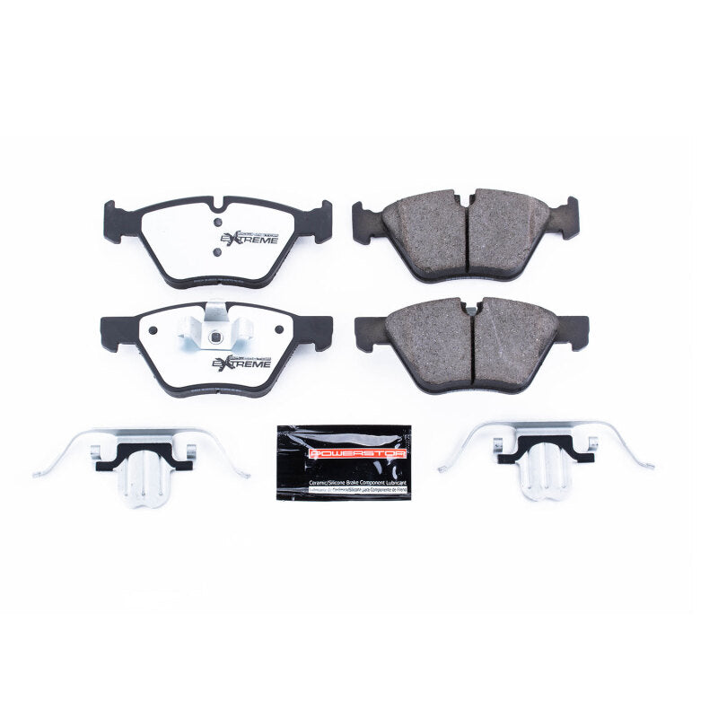 PowerStop Power Stop 08-13 BMW 128i Front Z26 Extreme Street Brake Pads w/Hardware