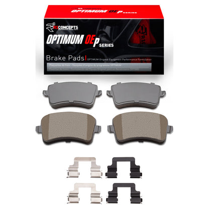 R1 Concepts R1 13-17 Audi Q5 (USA/Canada Excl Hybrid) Rear Optimum OE Pads & Hardware Kit