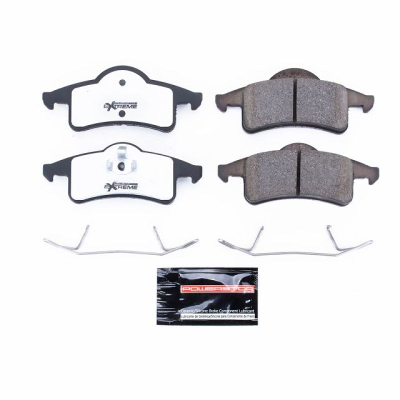 PowerStop Power Stop 99-04 Jeep Grand Cherokee Rear Z26 Extreme Street Brake Pads w/Hardware