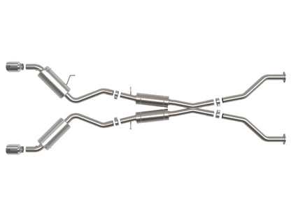aFe Takeda Cat-Back Exhaust System Nissan 370Z 09-20 V6-3.7L- Polished Tip