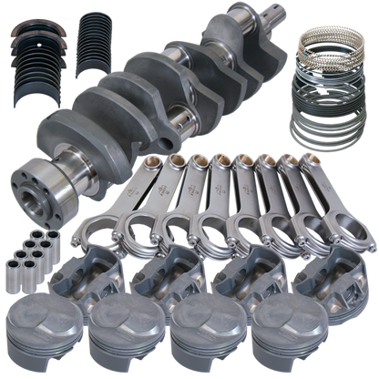 Eagle Chevy Tall 454 1Pc 4.250in Crank 6.800in H-Beam 43cc Dome 4.310in Pistons Rotating Assembly