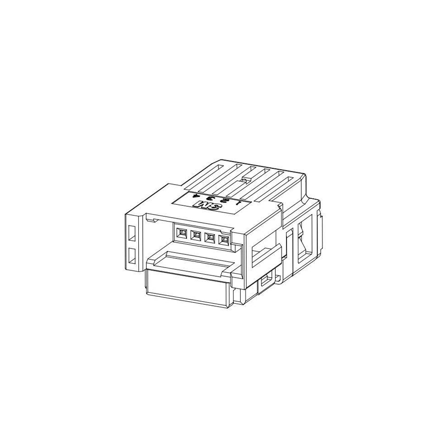 3M 38A04-0016-200FL Headers & Wire Housings Link Connector, Branch Mini-Clamp, 38A, 16awg Compatible Cable, Red