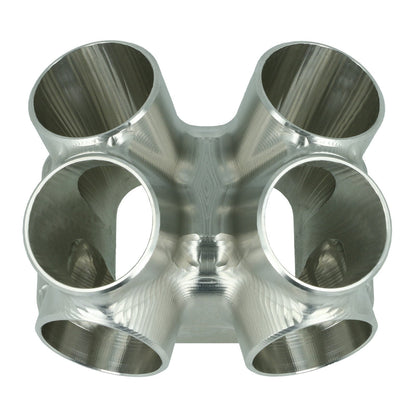 Turbozentrum 220281 4-Cyl. CNC stainless steel turbo manifold collector T3 Twinscroll with 2x Wastegate ports