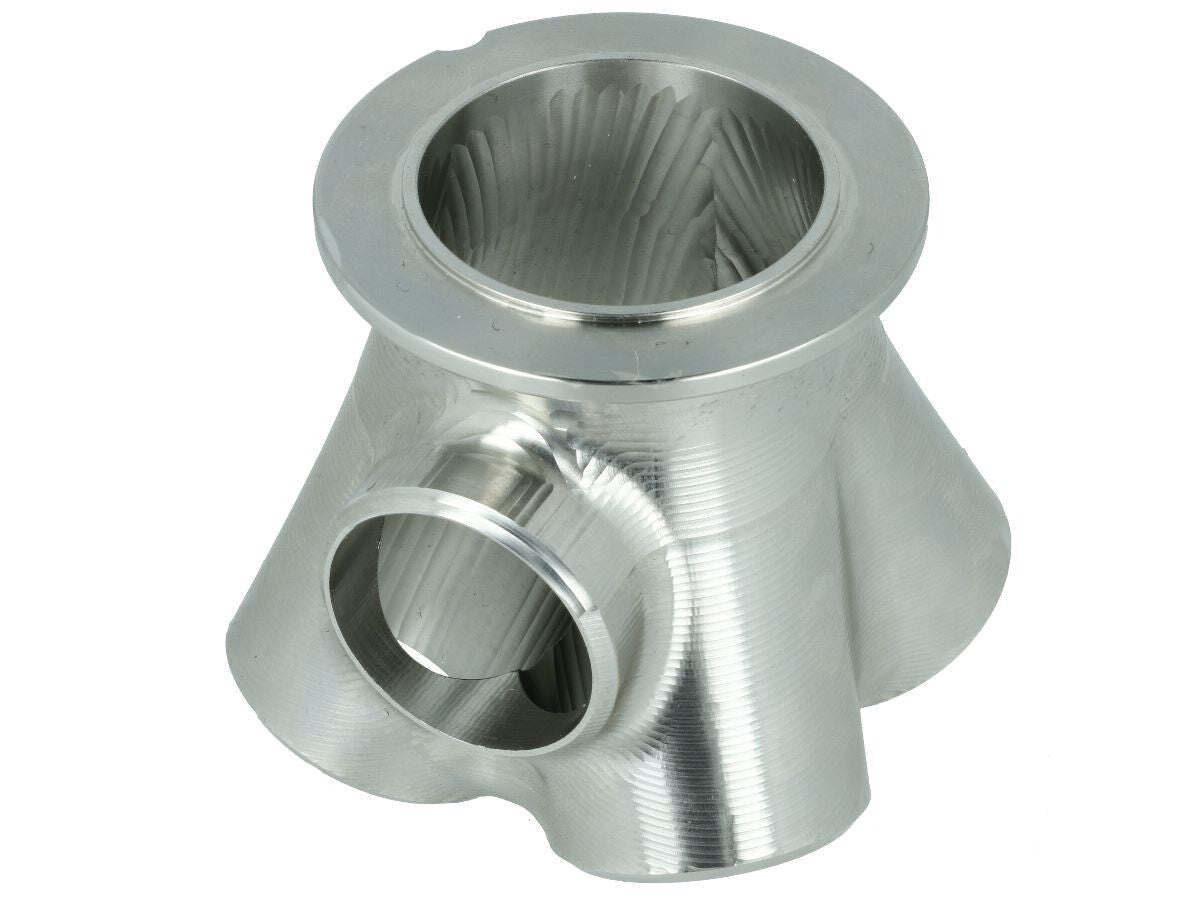Turbozentrum 119316 4-Cyl. CNC stainless steel V-Band collector for BorgWarner EFR turbochargers - with 38mm Wastegate port