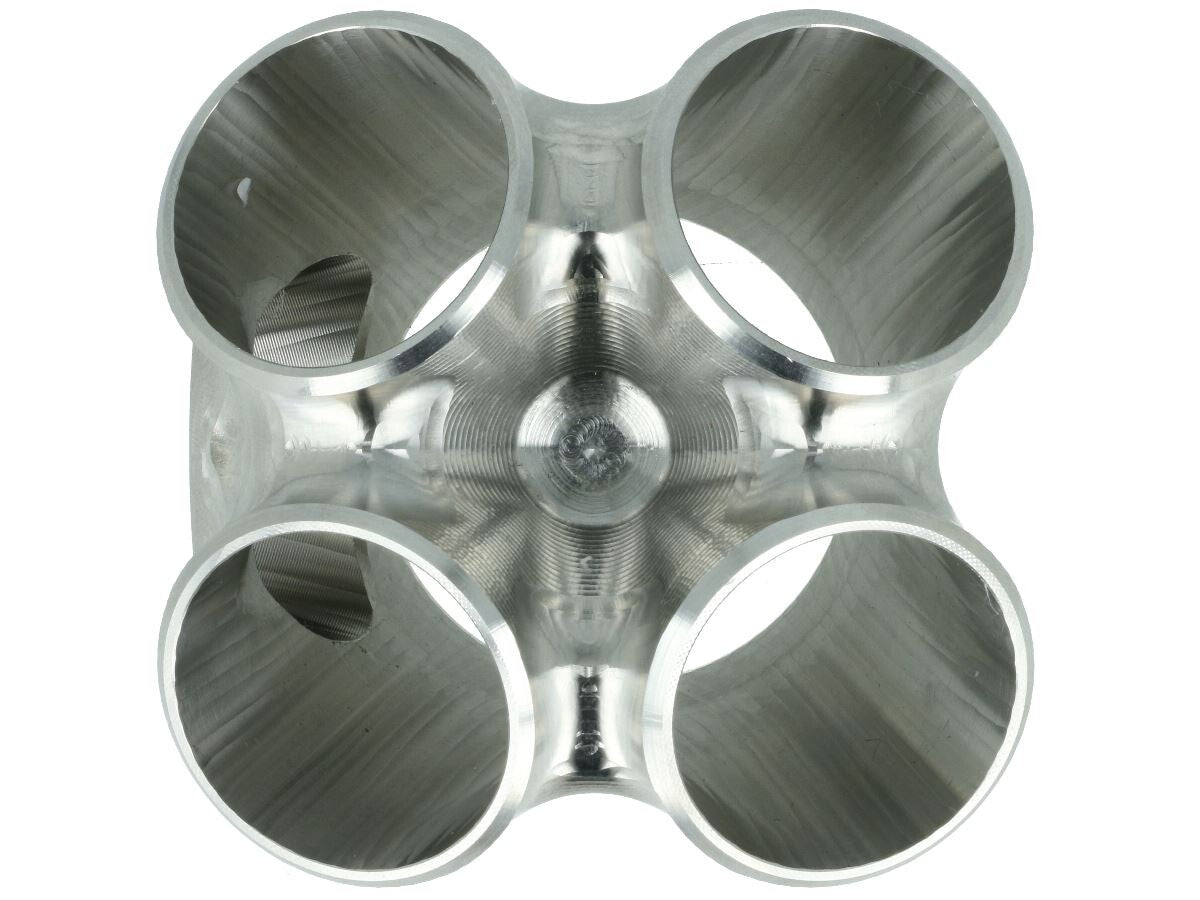 Turbozentrum 182602 4-Cyl. CNC stainless steel V-Band collector for Garrett Garrett GTX28 - with 38mm Wastegate port