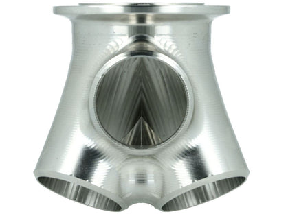 Turbozentrum 119315 4-Cyl. CNC stainless steel V-Band collector for TiAL GT28R / GT30R / GT35R - with 38mm Wastegate port