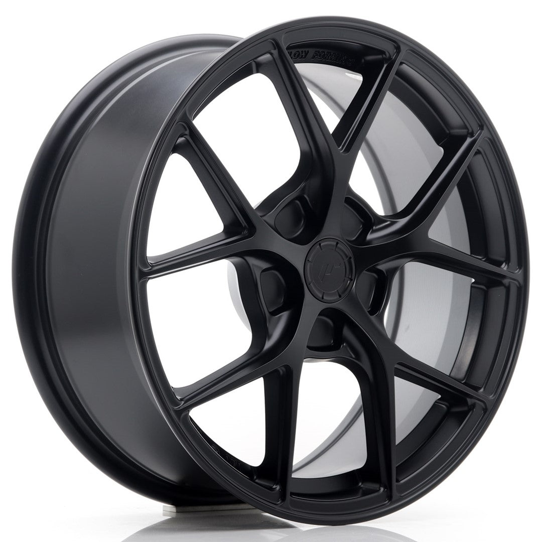 JR Wheels SL011770F15X2072BF - SL01 17x7 ET20-40 5H BLANK Matt Black
