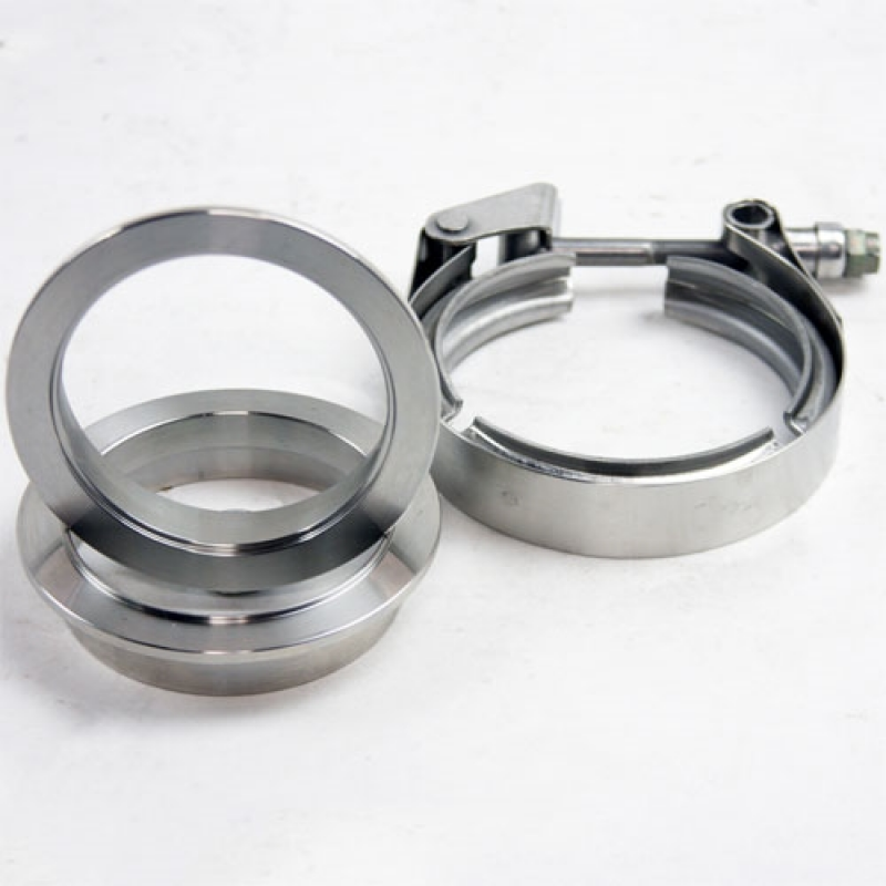Granatelli Motor Sports Granatelli 2.25in Mating Male to Female Flanges w/V-Band Clamp