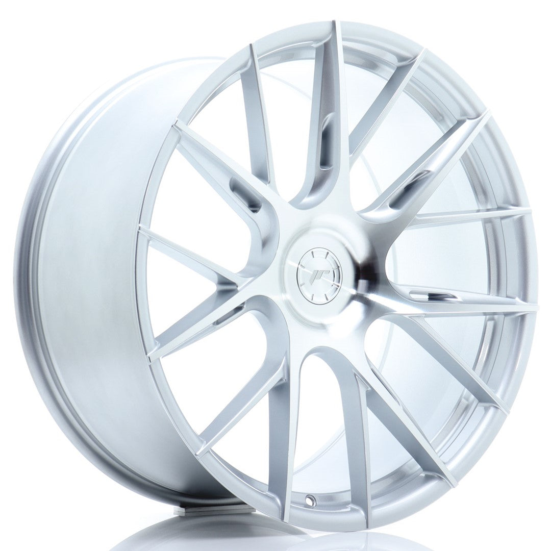 JR Wheels JR422211F25X2074SM - JR42 22x11 ET20-46 5H BLANK Silver Machined Face