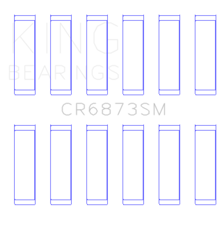 King Engine Bearings Toyota 2GR-FE/3GR-FE Connecting Rod Bearing Set