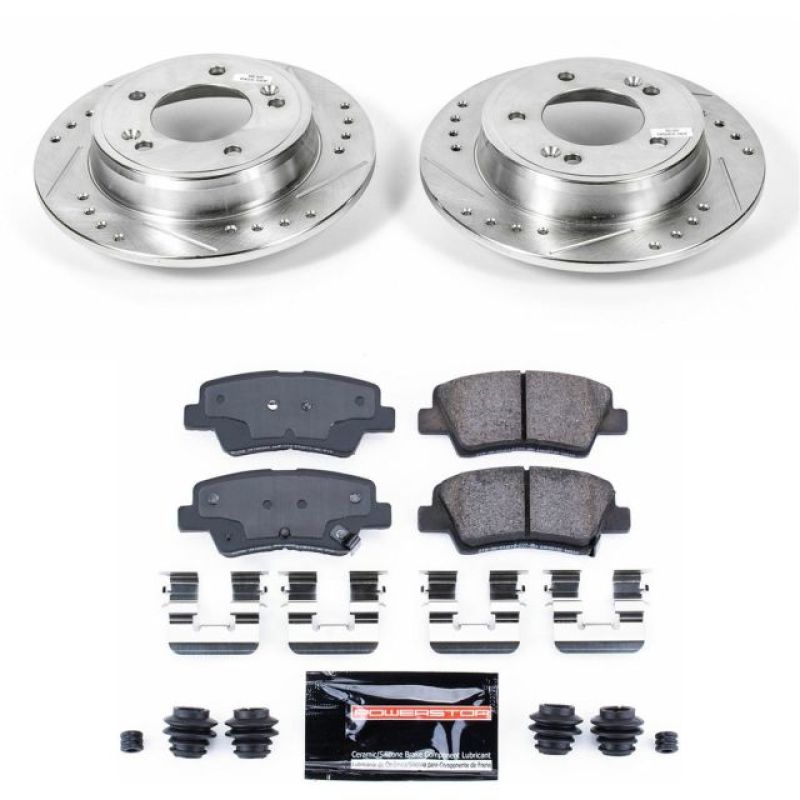 PowerStop Power Stop 12-17 Hyundai Veloster Rear Z23 Evolution Sport Brake Kit