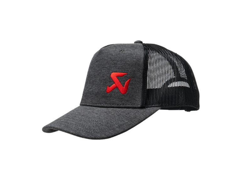 Akrapovic Akrapovic Logo Trucker Cap - Ash Grey / Black Mesh
