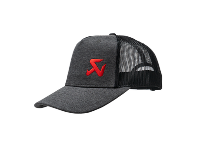 Akrapovic Akrapovic Logo Trucker Cap - Ash Grey / Black Mesh