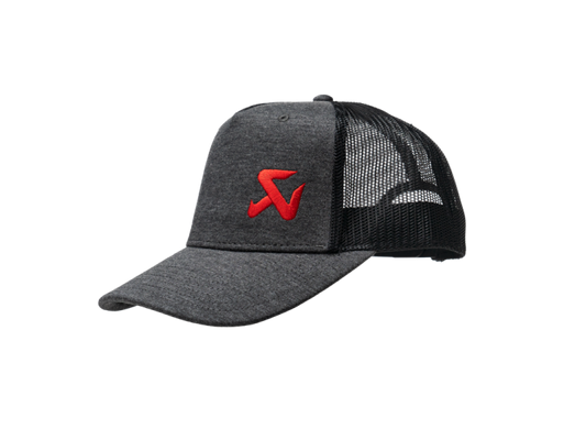 Akrapovic Akrapovic Logo Trucker Cap - Ash Grey / Black Mesh
