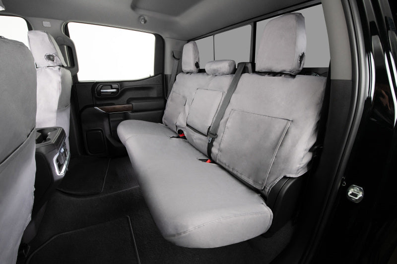 Covercraft 21-23 Chevrolet Tahoe Polycotton SeatSaver Custom Front Row Seat Covers - Grey