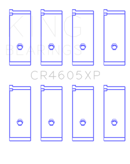 King Engine Bearings Suzuki G13A/G13B/G13Ba/G13Bb (Size +0.50mm) Connecting Rod Bearing Set