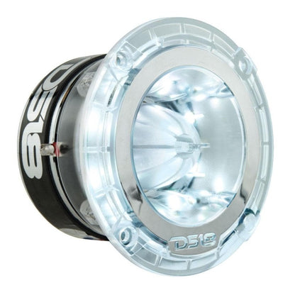 DS18 4.5in Super Bullet Tweeter 280 Watts RMS 1.75in Titanium Vc 4 ohm RGB LED Lights