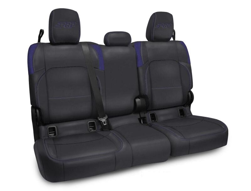 PRP Seats PRP Jeep Wrangler JT Rear Bench Covers - with no Armrest - Black/Purple