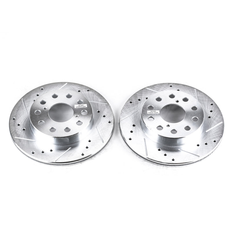 PowerStop Power Stop 91-95 Toyota MR2 Rear Evolution Drilled & Slotted Rotors - Pair