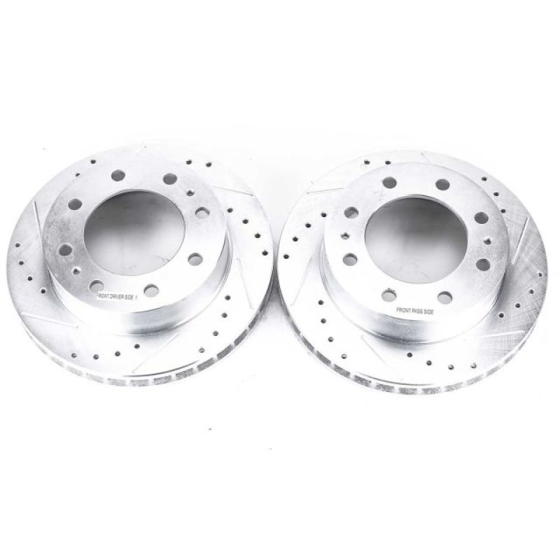 PowerStop Power Stop 00-05 Cadillac DeVille Front Evolution Drilled & Slotted Rotors - Pair