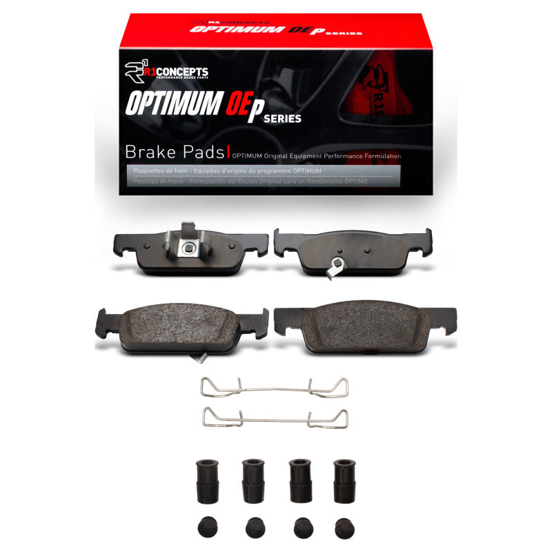 R1 Concepts R1 16-19 Smart Fortwo Front Optimum OE Pads & Hardware Kit