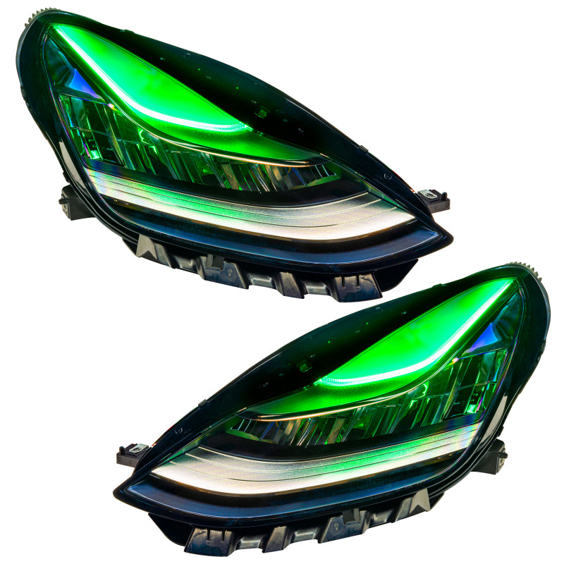 ORACLE Lighting Oracle 17-21 Tesla Model 3 Headlight DRL Upgrade Kit - ColorSHIFT 2