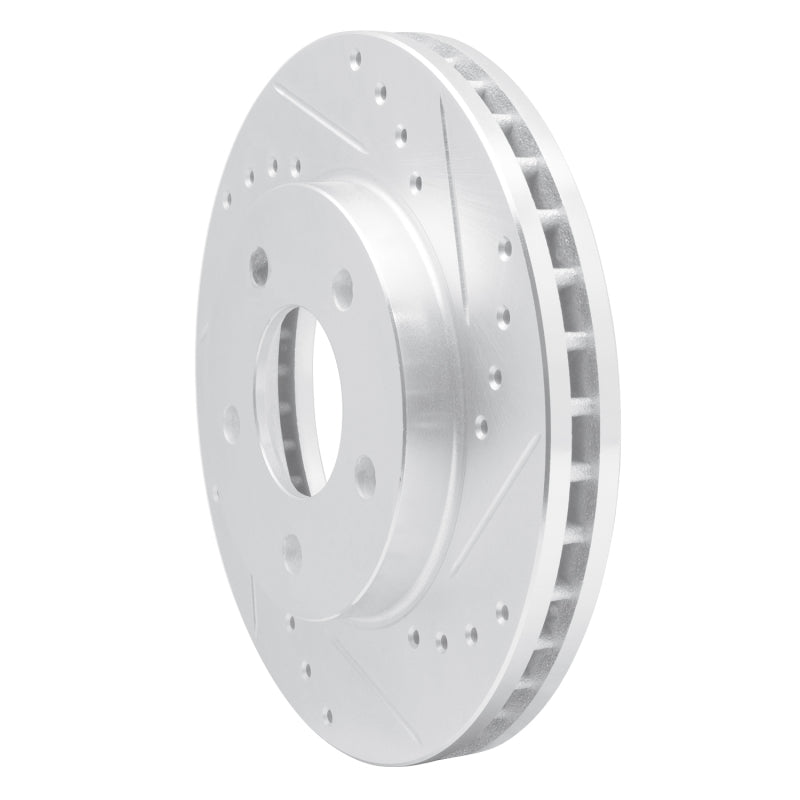R1 Concepts R1 01-07 Buick Rendezvous Front Right Drilled & Slotted Silver Brake Rotor