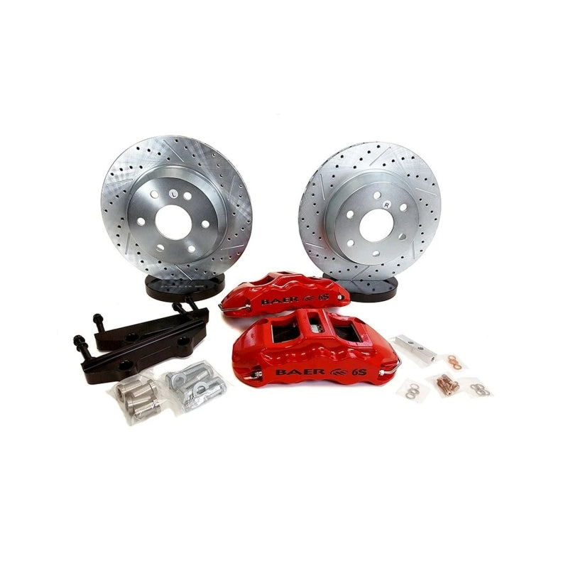 Baer Brakes 03-15 Cadillac Escalade ESV 14in Extreme Rear SDZ Brake Kit - Hugger Orange