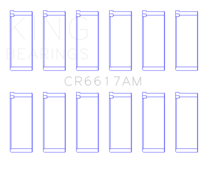 King Engine Bearings Volvo D42/Audi/Volksw. (Size +1.0mm) Connecting Rod Bearing Set