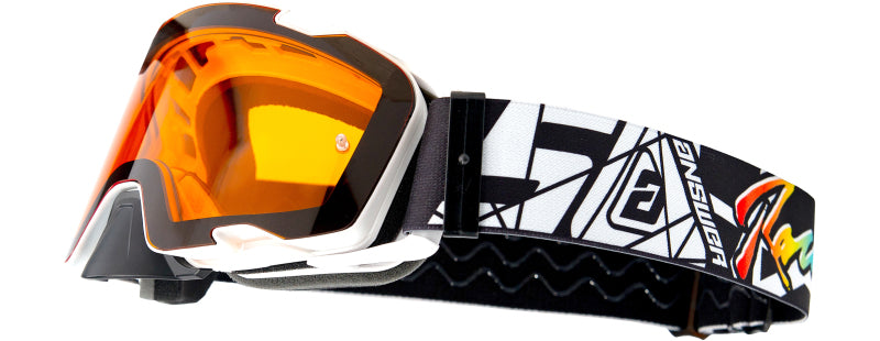 Answer ARC II Magnetic LE Goggles with replacement lens - White/Amber