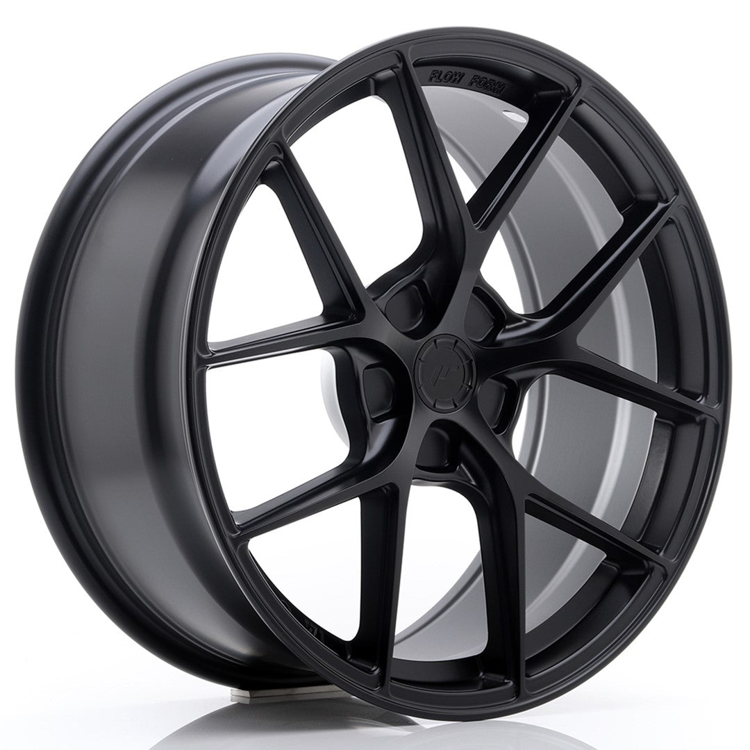 JR Wheels SL011980F15X2072BF - SL01 19x8 ET20-40 5H BLANK Matt Black