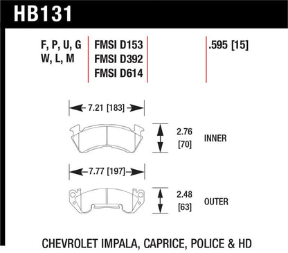 Hawk Performance Hawk HPS Street Brake Pads