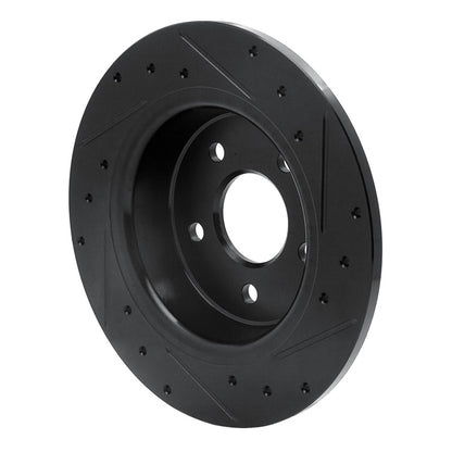 R1 Concepts R1 08-12 Renault TRAFIC (Mexico) Rear Left Drilled & Slotted Black Brake Rotor