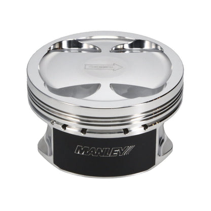 Manley Performance Manley 04+ Subaru WRX STi (EJ257) STD Stroke 100mm +.5mm Bore 9.8:1 Dish Piston Set with Rings
