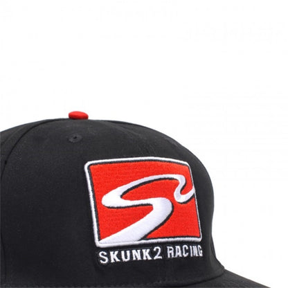 Skunk2 Racing Skunk2 Team Baseball Cap Racetrack Logo (Black) - L/XL