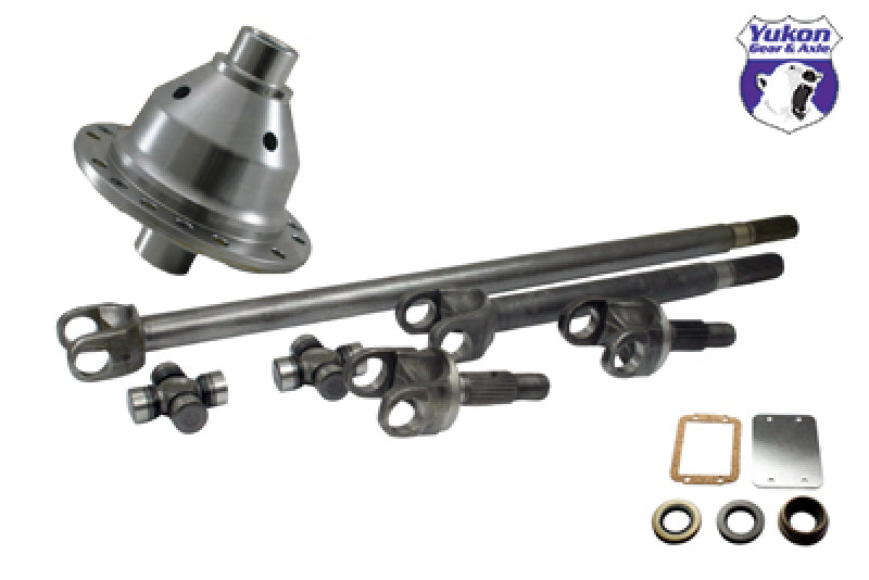 Yukon Gear & Axle Yukon Gear 30 Spline 4340 Chrome-Moly Axle & Grizzly Locker Kit For Jeep TJ / XJ / YJ & Zj