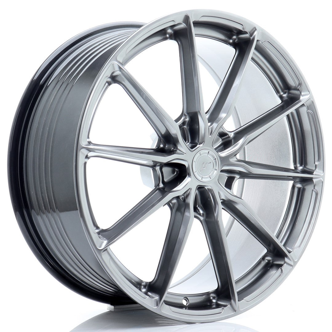 JR Wheels JR372190F15X1074HB - JR37 21x9 ET10-52 5H BLANK Hyper Black